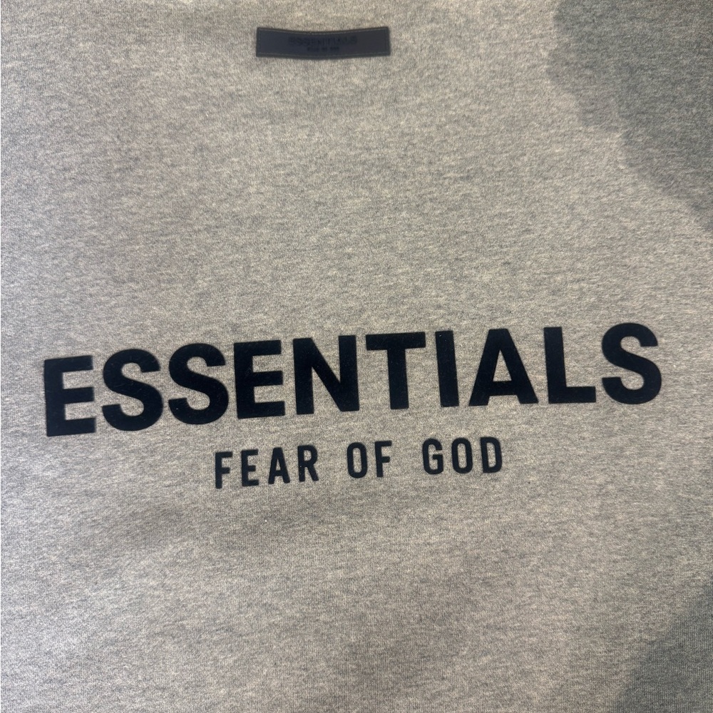 Fear of God Essentials Gray Crewneck Sweater - Picture 5 of 6